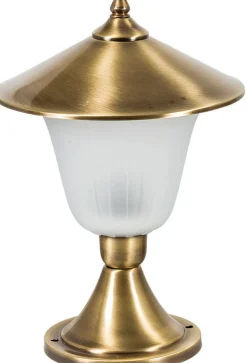 Lido Gartenbeleuchtung aus Messing Glas rostfrei dekorativ* Außenleuchten Antik|Rustikale Außenleuchten