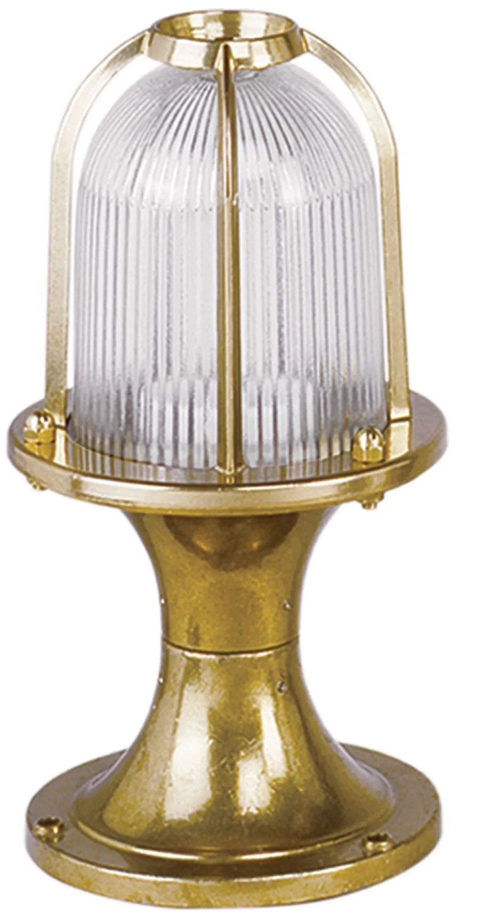 Lido Gartenbeleuchtung Messing Maritim rund H:28cm* Außenleuchten Antik|Außenleuchten Messing