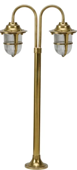 Hot Lido Gartenlampe Messing H:85cm dekorativ außen Maritim