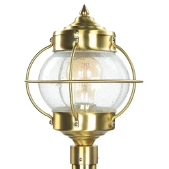 Lido Gartenlampe Messing H:65cm Maritim wetterfest* Rustikale Lampen|Metall Lampen