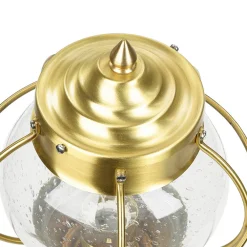 Lido Gartenlampe Messing H:65cm Maritim wetterfest* Rustikale Lampen|Metall Lampen