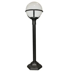 Elstead Gartenlampe Schwarz Weiß H:106cm Kugel Schirm Weg* Außenleuchten Antik|Lampen Aus Aller Welt