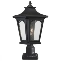 Elstead Gartenlampe Stehend Schwarz H:47cm Rustikal robust* Außenleuchten Antik|Gartenlaternen