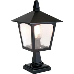 Elstead Gartenlaterne Schwarz Aluminium klein H:31,5cm* Lampen Aus Aller Welt|Vintage Lampen