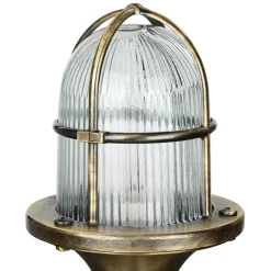 Discount Lido Gartenleuchte Messing 28cm hoch rostfrei SANTORIN