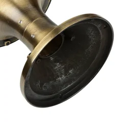 Discount Lido Gartenleuchte Messing 28cm hoch rostfrei SANTORIN