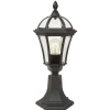 Elstead Gartenleuchte Schwarz Rustikal H:47,5cm Außenbereich* Rustikale Lampen|Vintage Lampen