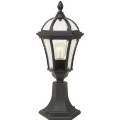 Elstead Gartenleuchte Schwarz Rustikal H:47,5cm Außenbereich* Rustikale Lampen|Vintage Lampen