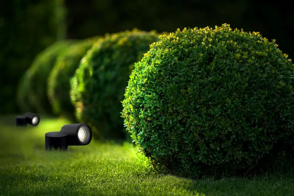 Nowodvorski Gartenstrahler Erdspieß IP54 GU10 Schwarz Alu Glas verstellbar