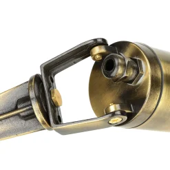 New Lido Gartenstrahler mit Erdspieß Messing massiv GU10 IP64