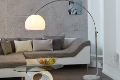 Invicta Interior Gebogene Standlampe Retro 175cm* Retro Lampen|Designerlampen