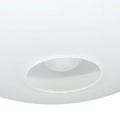 Invicta Interior Gebogene Tischleuchte Bauhaus rund 45cm* Glaslampen|Designerlampen