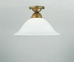 Discount Berliner Messingleuchten Gemütliche Deckenlampe Berliner Messing Glas Ø30 cm E27