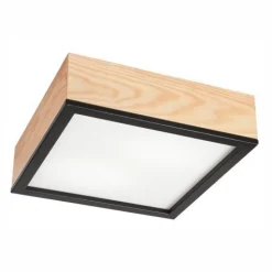 Hot Lamkur Gemütliche Deckenlampe Pinie Glas B:31 cm E27 2-flammig