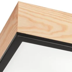 Hot Lamkur Gemütliche Deckenlampe Pinie Glas B:31 cm E27 2-flammig