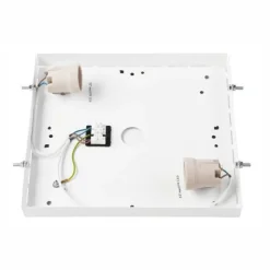 Hot Lamkur Gemütliche Deckenlampe Pinie Glas B:31 cm E27 2-flammig