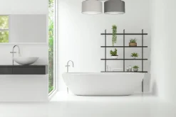 Belis Gemütliche Deckenlampe Stoff Grau Graphit E27 L:70 cm* Bürolampen|Wohnzimmerlampen