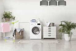 Belis Gemütliche Deckenlampe Stoff Graphit Weiß E27 3-flammig* Bürolampen|Wohnzimmerlampen