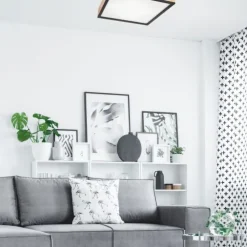 Hot Lamkur Gemütliche Deckenleuchte Pinie Glas B:48 cm E27 4-flmg