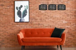 Belis Gemütliche Hängelampe Stoff Graphit Muster E27 L:100 cm* Bürolampen|Wohnzimmerlampen