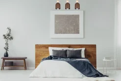 Discount Belis Gemütliche Hängeleuchte Rostbraun Metall Holz E27 66 cm