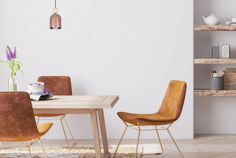 Belis Gemütliche Pendelleuchte Rosa Metall Holz E27 Ø11 cm