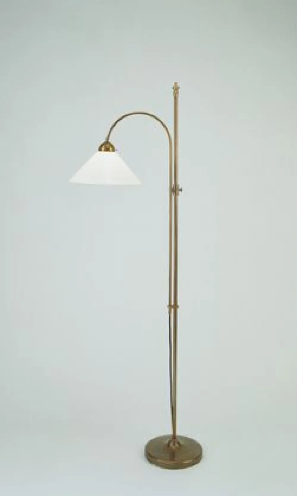Best Berliner Messingleuchten Gemütliche Stehlampe Berliner Messing Glas E27 160 cm