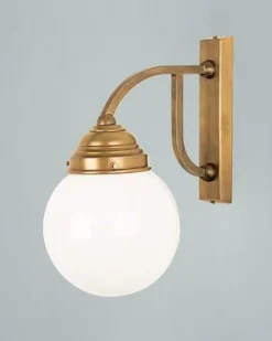 Berliner Messingleuchten Gemütliche Wandlampe Berliner Messing Glas E27 blendarm* Wohnzimmerlampen|Küchenlampen