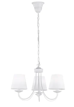 Sale Trio Reality Gemütlicher Kronleuchter Stoff Metall Stoff E14 3-flmg