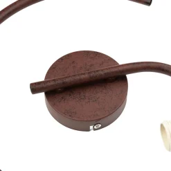 Hot Easylight Geometrischer Spot Metall Retro in Rostbraun MIA