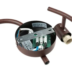 Hot Easylight Geometrischer Spot Metall Retro in Rostbraun MIA