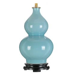 Elstead Gestell für Tischlampe Keramik E27 Hellblau 43 cm* Keramiklampen|Wohnzimmerlampen