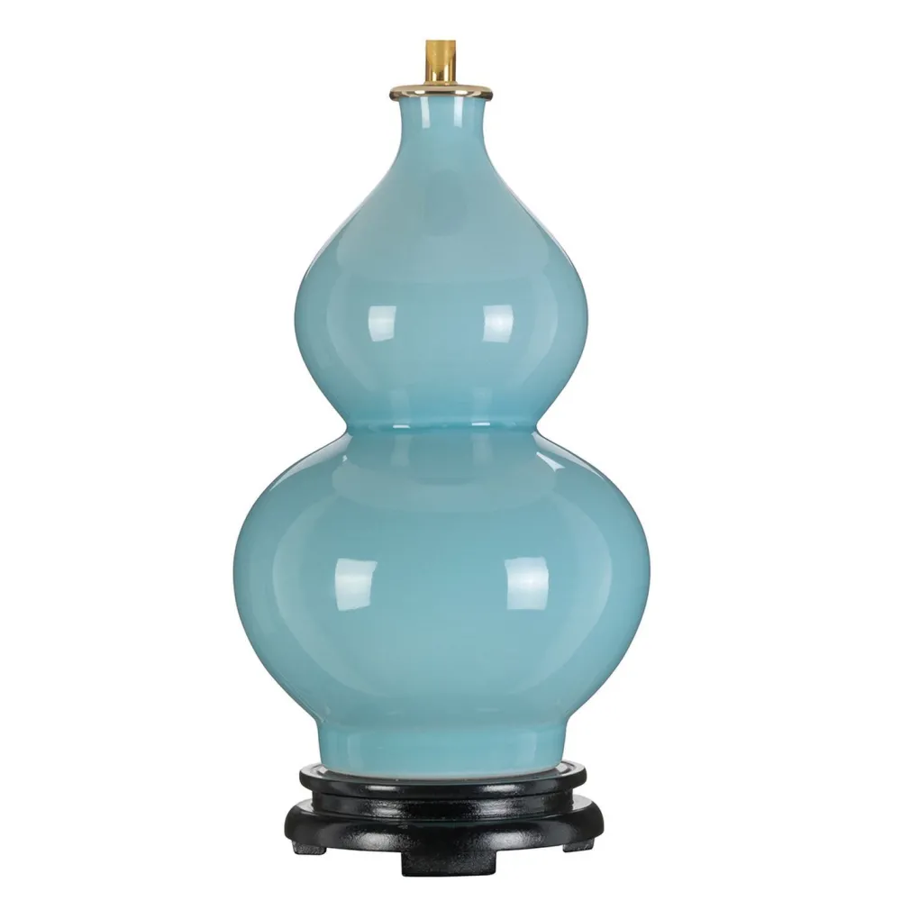 Elstead Gestell für Tischlampe Keramik E27 Hellblau 43 cm* Keramiklampen|Wohnzimmerlampen