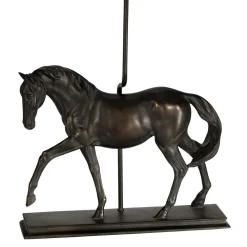Elstead Gestell für Tischlampe Pferd Resin in Bronze antik 49cm* Wohnzimmerlampen