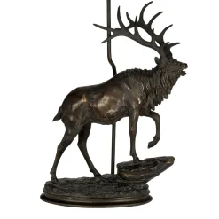 Hot Elstead Gestell für Tischleuchte Resin Hirsch 53cm in Bronze