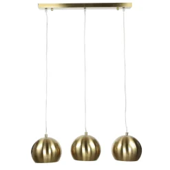 Invicta Interior Glanzvolle Hängelampe MIRRI Gold Retro Esstisch* Designerlampen|Retro Lampen