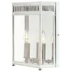 Outlet Elstead Glänzende Wandlampe Echt-Messing in Chrom IP44
