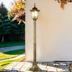 Hot Rabalux Gold Antike Wegeleuchte MILANO 1m hoch rustikal