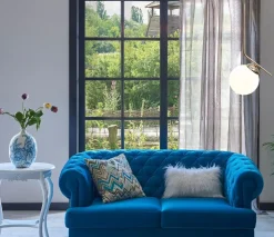 Belis Goldene Pendelleuchte Glas blendarm L:15 cm E27 Metall* Wohnzimmerlampen|Metall Lampen