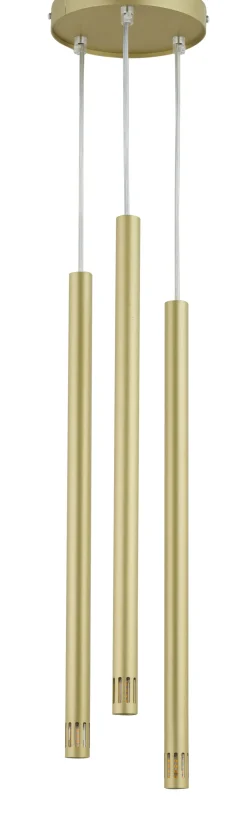 Sigma Goldene Pendelleuchte Metall Zylinder G9 Mehrflammig* Hängelampen|Moderne Lampen