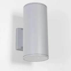 Easylight Graue Außenlampe HAMBURG 24cm hoch Up Down modern* Außenwandleuchten|Moderne Lampen