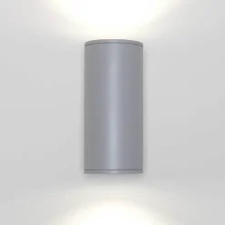 Easylight Graue Außenlampe HAMBURG 24cm hoch Up Down modern* Außenwandleuchten|Moderne Lampen