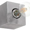 Hot Sollux Graue Wandleuchte Beton eckig Modern dekorativ LABERIA