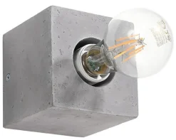 Hot Sollux Graue Wandleuchte Beton eckig Modern dekorativ LABERIA