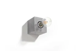 Hot Sollux Graue Wandleuchte Beton eckig Modern dekorativ LABERIA