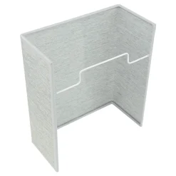 Duolla Graue Wandleuchte Stoff Schirm eckig Loft Design ALICE* Wandleuchten|Flurlampen