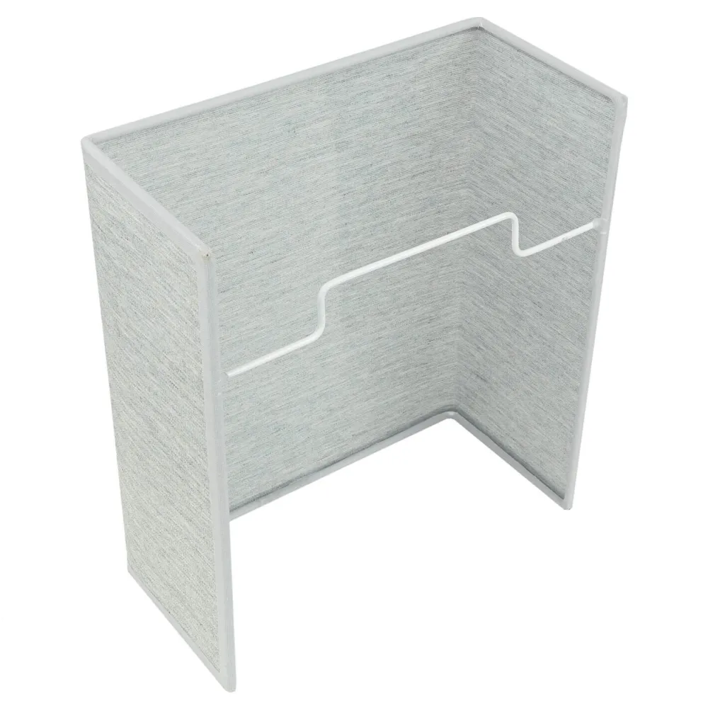 Duolla Graue Wandleuchte Stoff Schirm eckig Loft Design ALICE* Wandleuchten|Flurlampen