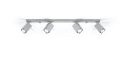 Online Sollux Grauer Deckenstrahler FALERIA 80 cm lang 4x GU10