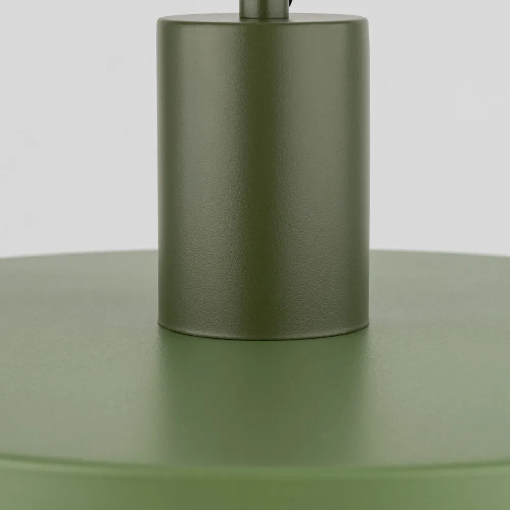 TK Lighting Grüne Pendelleuchte E27 Ø30 cm rund Vintage Metall* Hängelampen|Bürolampen