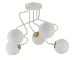 Sigma Große Deckenlampe Glas Metall blendarm G9 B:53 cm* Deckenleuchten|Kugellampen